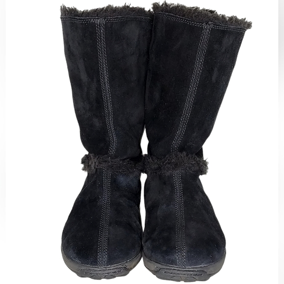 Timberland Women's Mukluk Size 8 Black Suede Pull-on Boots - Picture 8 of 13